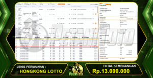 JACKPOT ANGKA HONGKONG PETTANITOTO