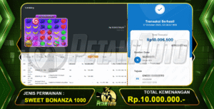 KEMENANGAN BONANZA 1000 PETANITOTO
