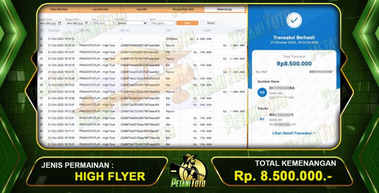 HIGH FLYER JACKPOT PETANITOTO