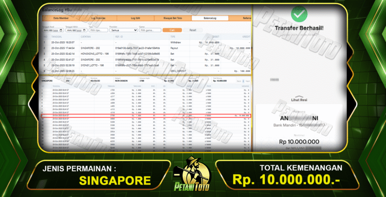 SGP BEBAS LINE PETANITOTO
