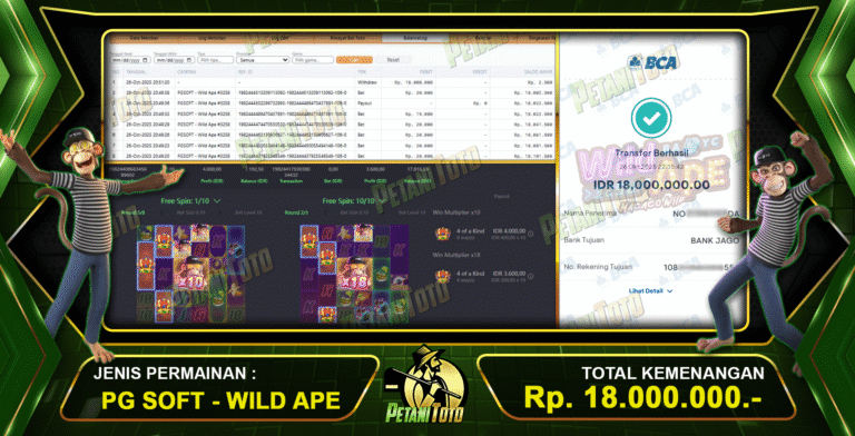 WILD APE GACOR PETANITOTO