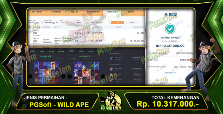 PGSOFT WILD APE PETANITOTO