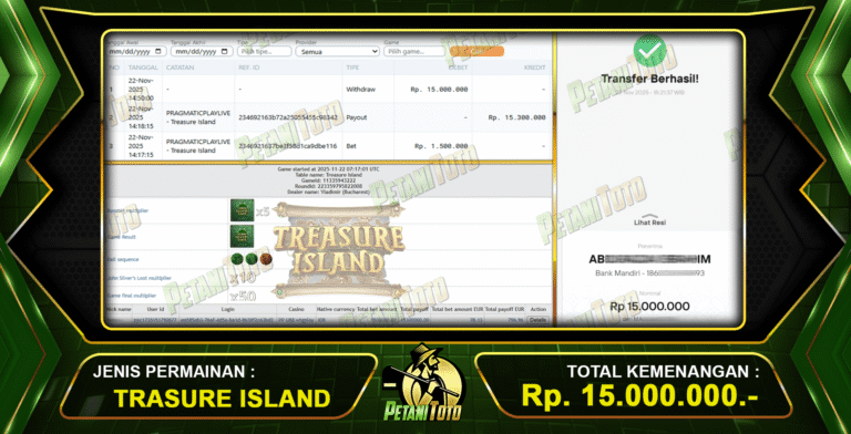 MENANG SLOT TREASURE ISLAND