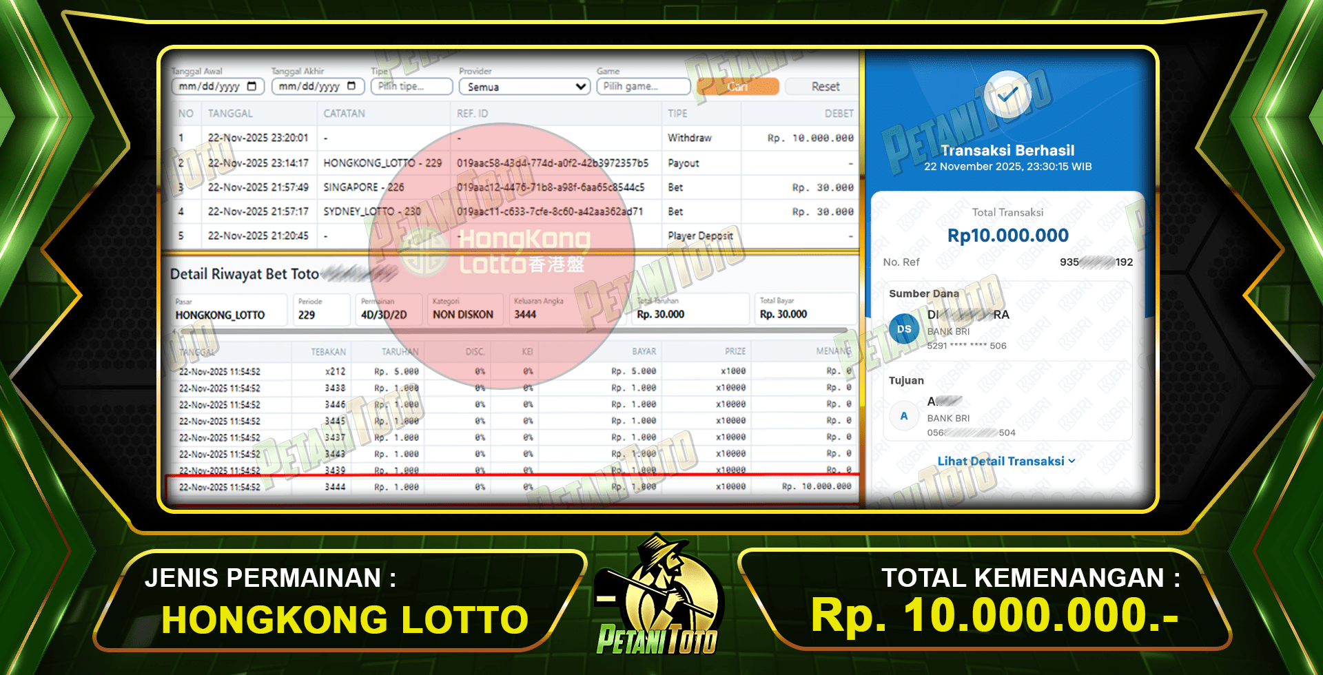 MENANG TOGEL HONGKONG LOTTO
