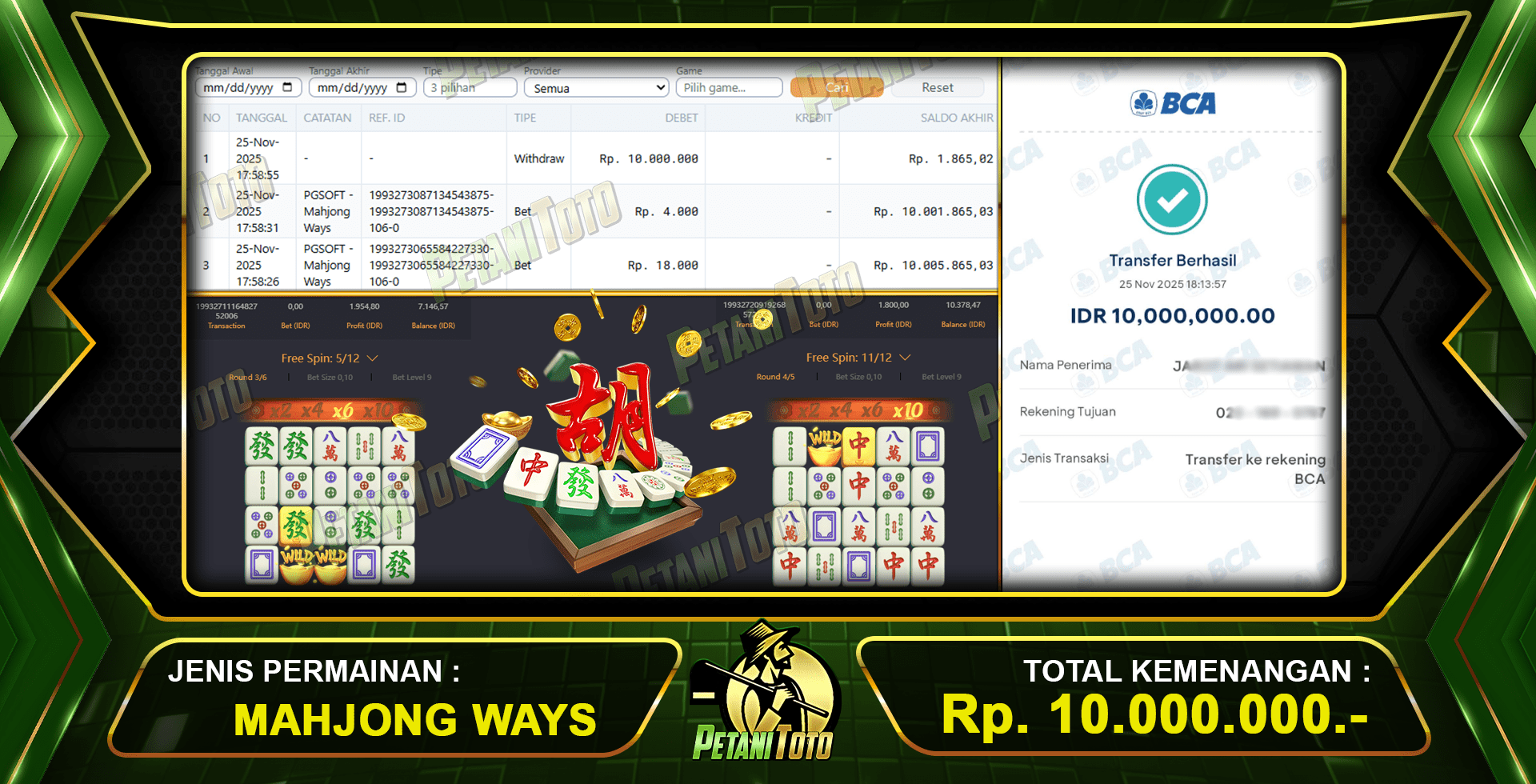 SLOT MAHJONG WAYS PETANITOTO