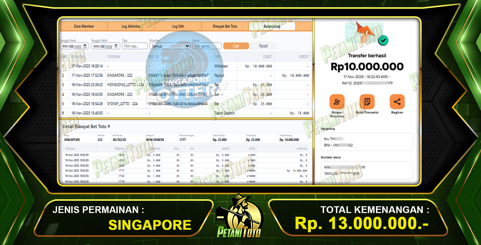 PASTI HOKI TOGEL PETANITOTO