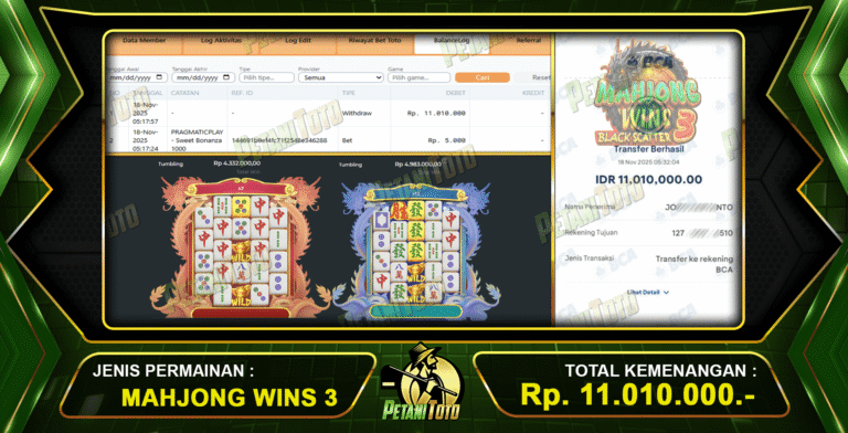 MAHJONG WINS 3 PETANITOTO
