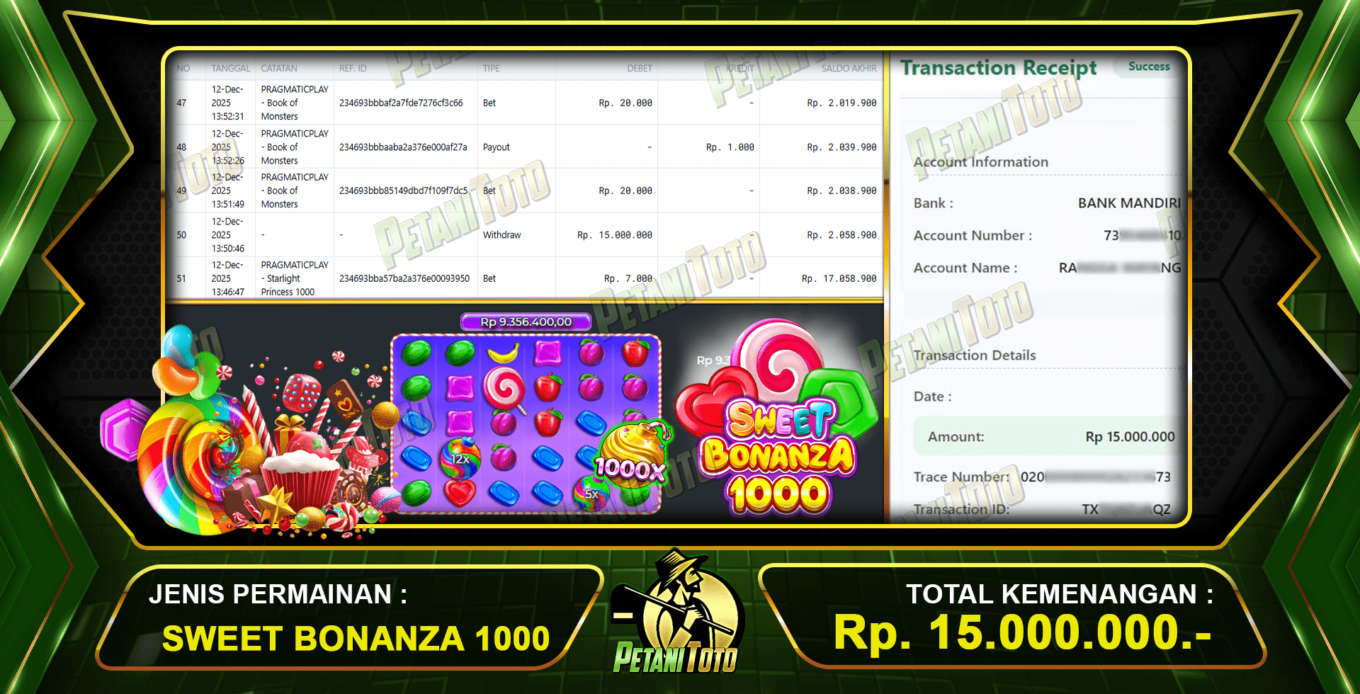  SWEE BONANZA 1000 PETANITOTO