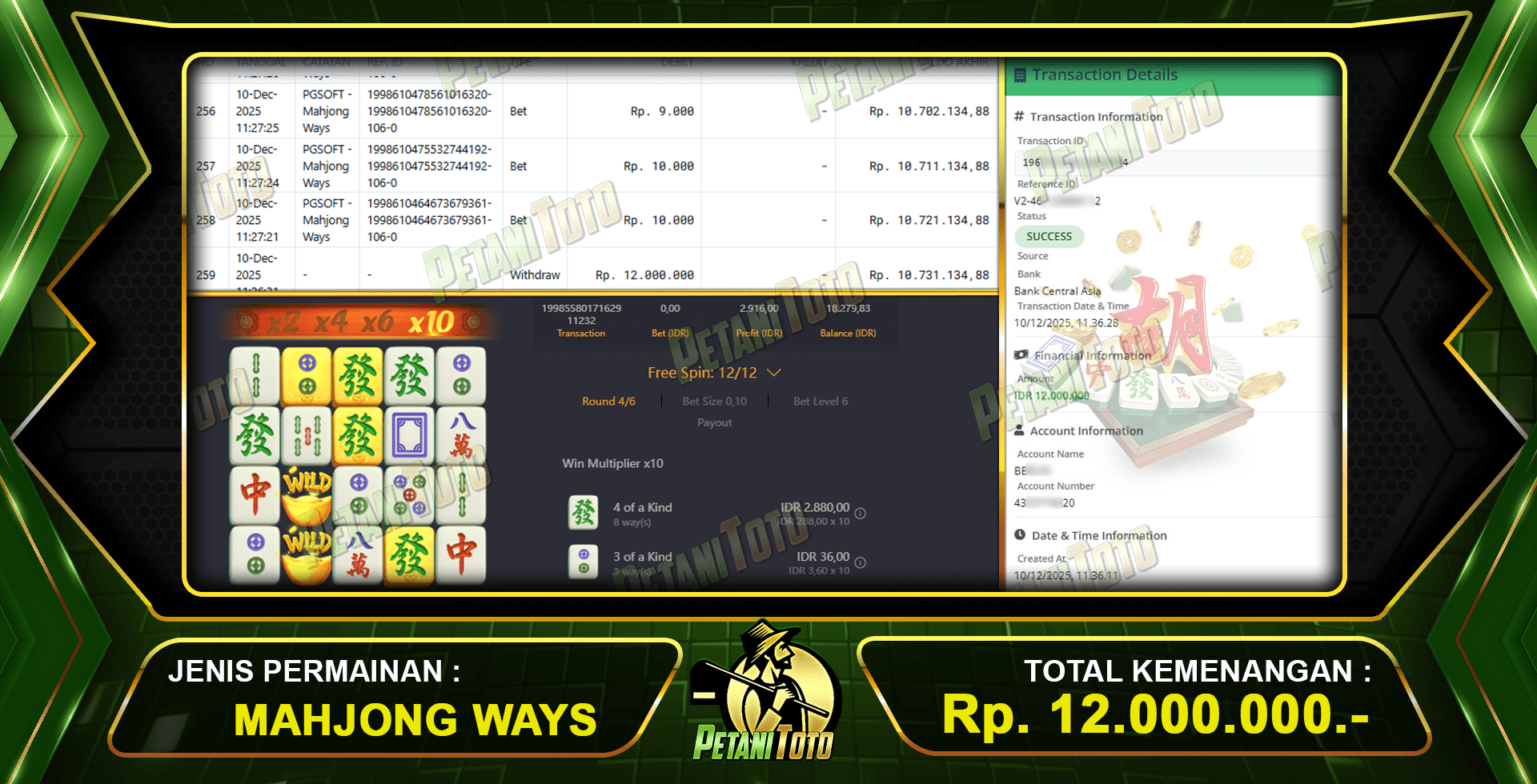 CUAN MAHJONG WAYS PETANITOTO