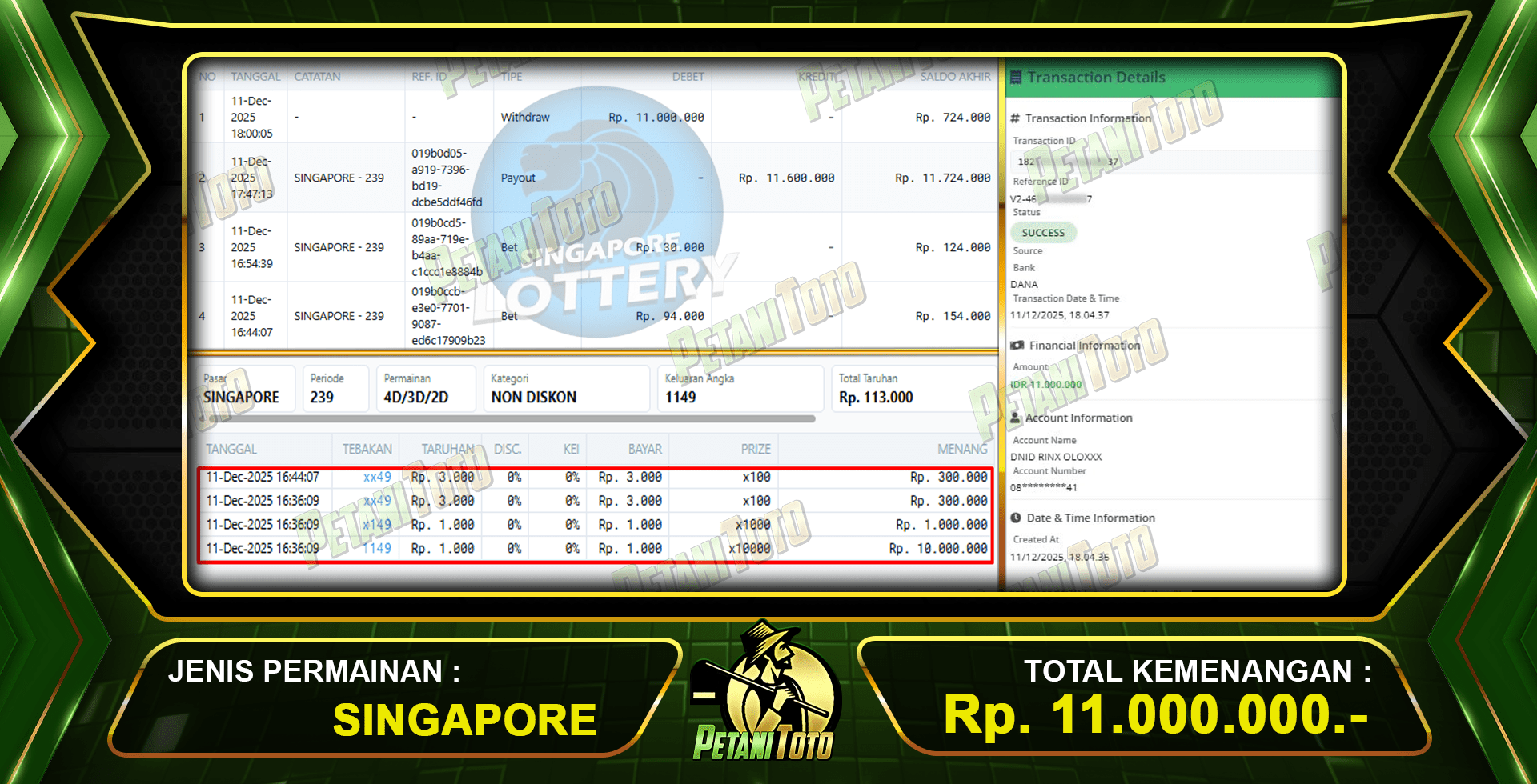 WD TOGEL LUNAS DIPETANITOTO