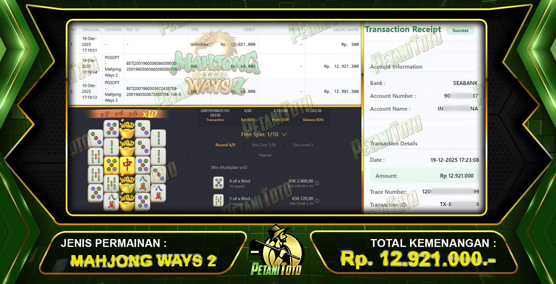 JP SLOT MAHJONG PETANITOTO 