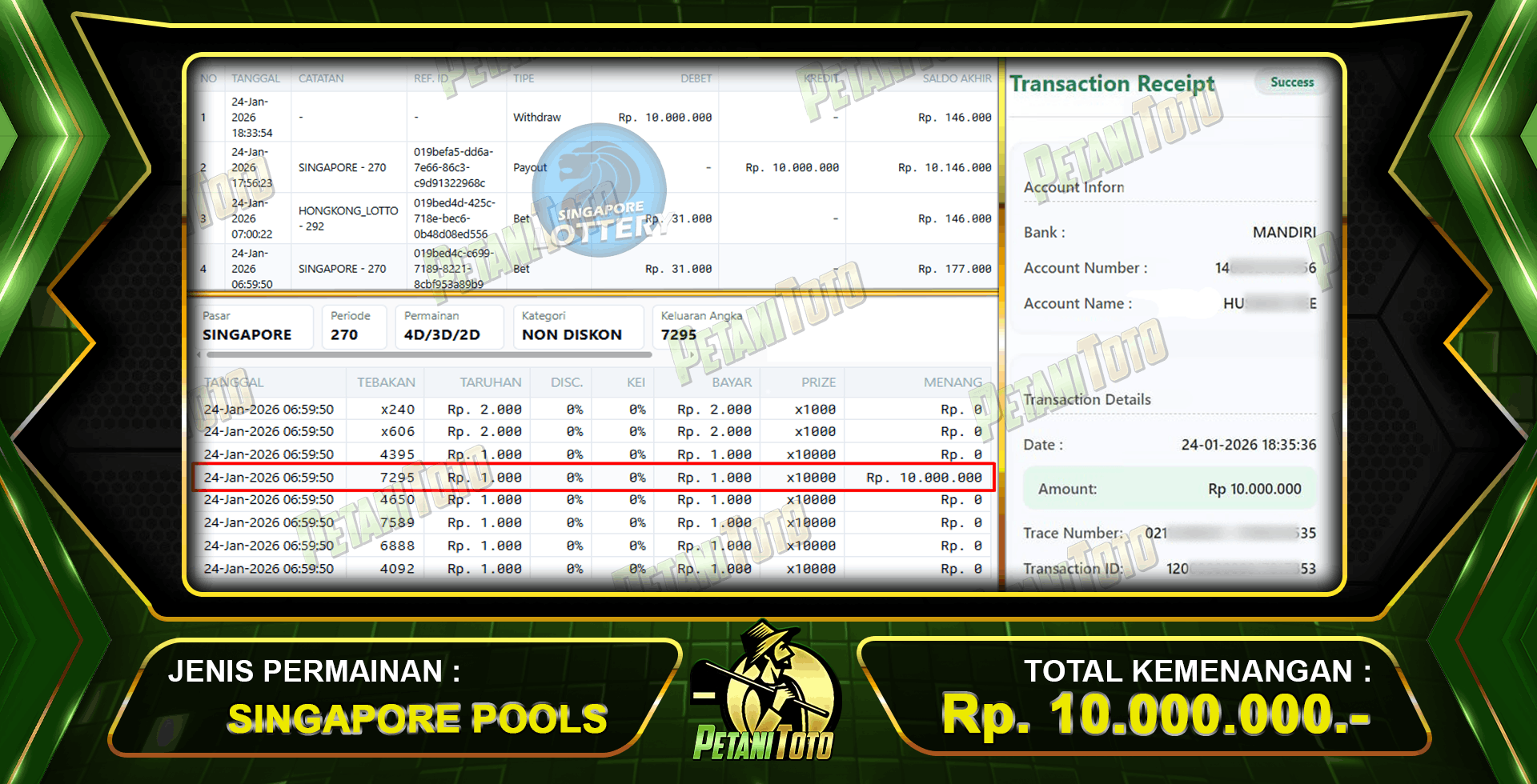 REZEKI NOMPLOK DI PETANITOTO