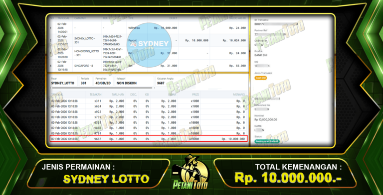 TOGEL SINGAPORE PETANITOTO PUAS