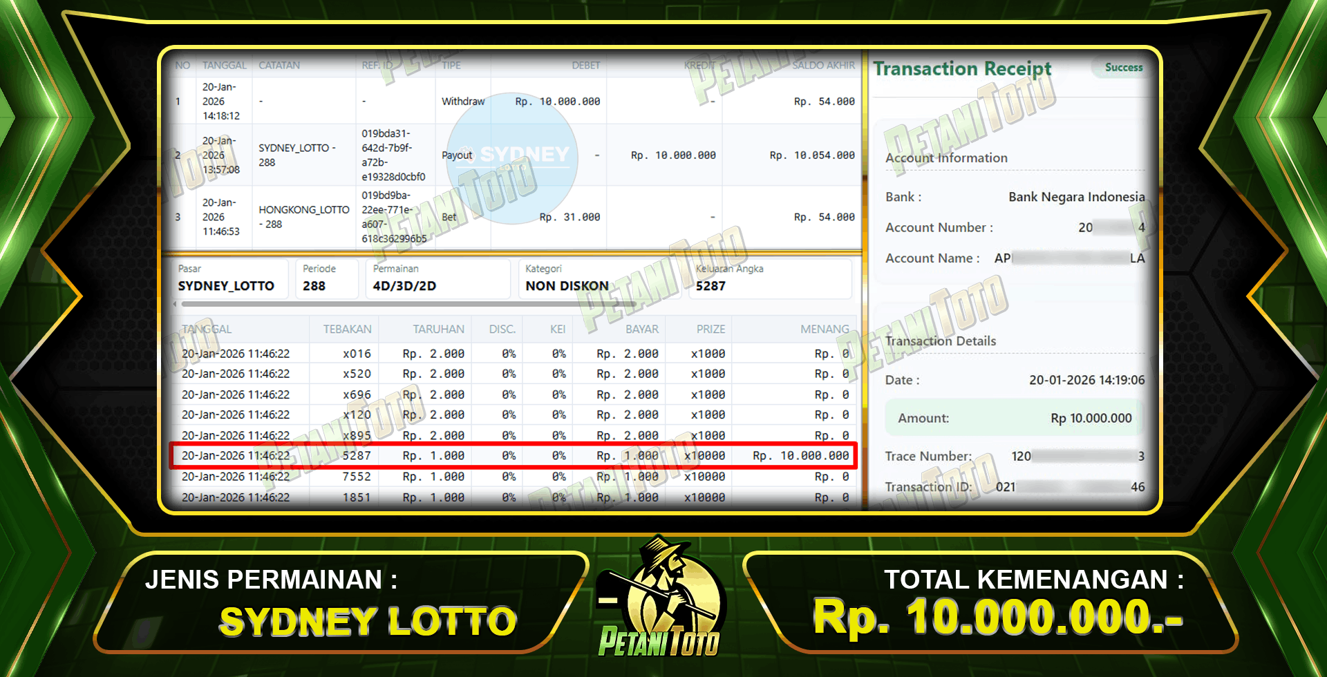 JP FANTASTIS DI PETANITOTO