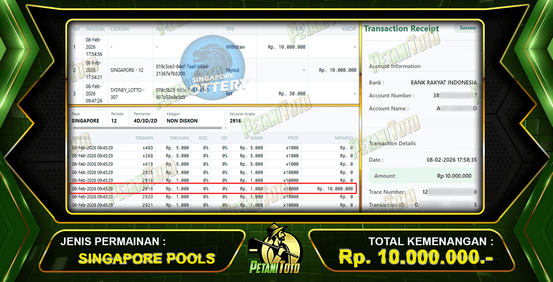 KEMENANGAN BESAR DI PETANITOTO
