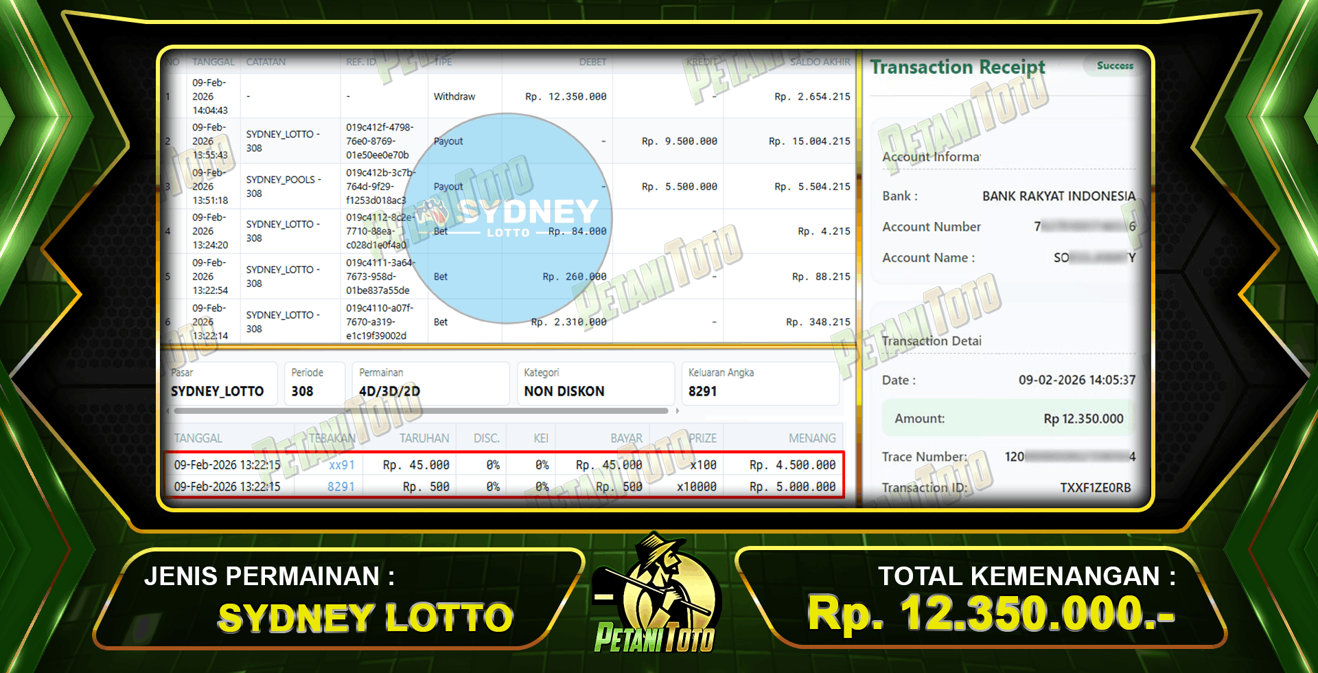 WD ASLI SYDNEY PETANITOTO