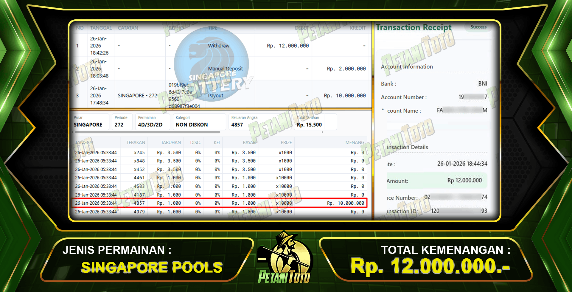 WIN SLOT SINGAPORE PETANITOTO