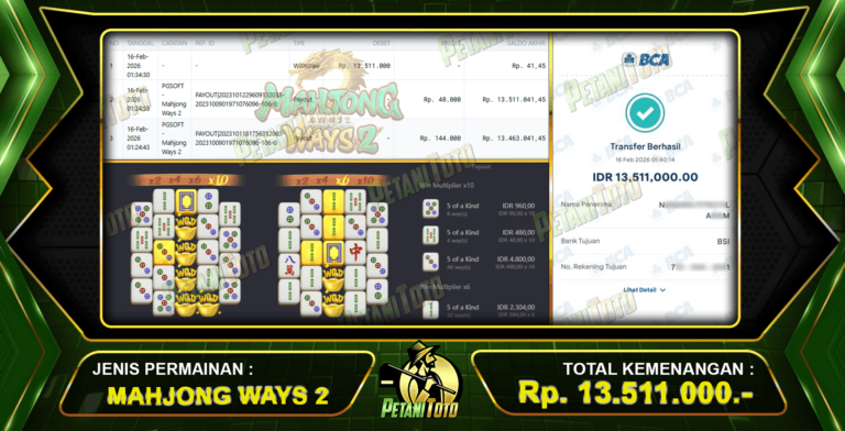 MAHJONG WAYS SLOT PETANITOTO