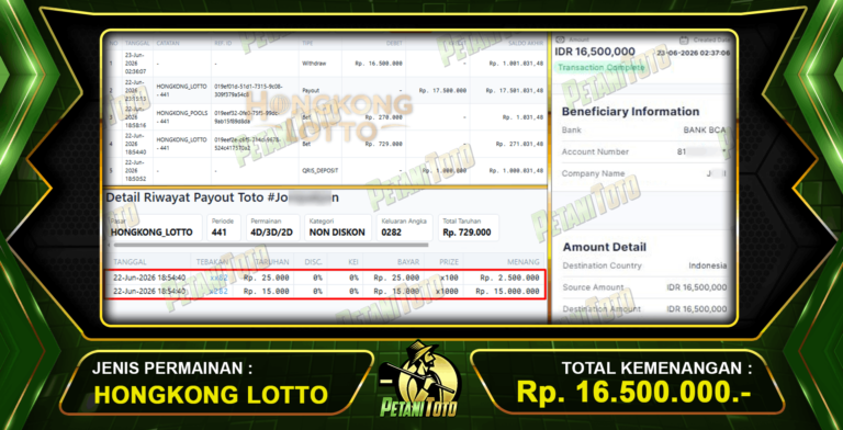 TEMBUS TOGEL LOTTO PETANITOTO
